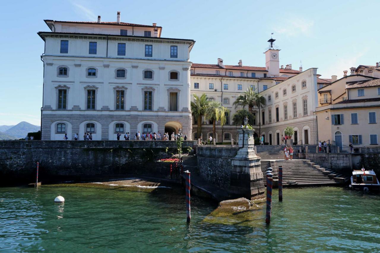 Le palais d'Isola Bella, bâti au XVIIè siècle